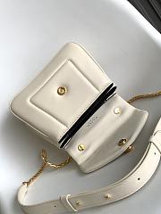 Blvgari Serpenti Reverse Top Handle Calf Leather Ivory - 20x14x10cm - 5