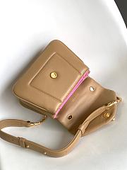 Blvgari Serpenti Reverse Top Handle Calf Leather Beige - 20x14x10cm - 3