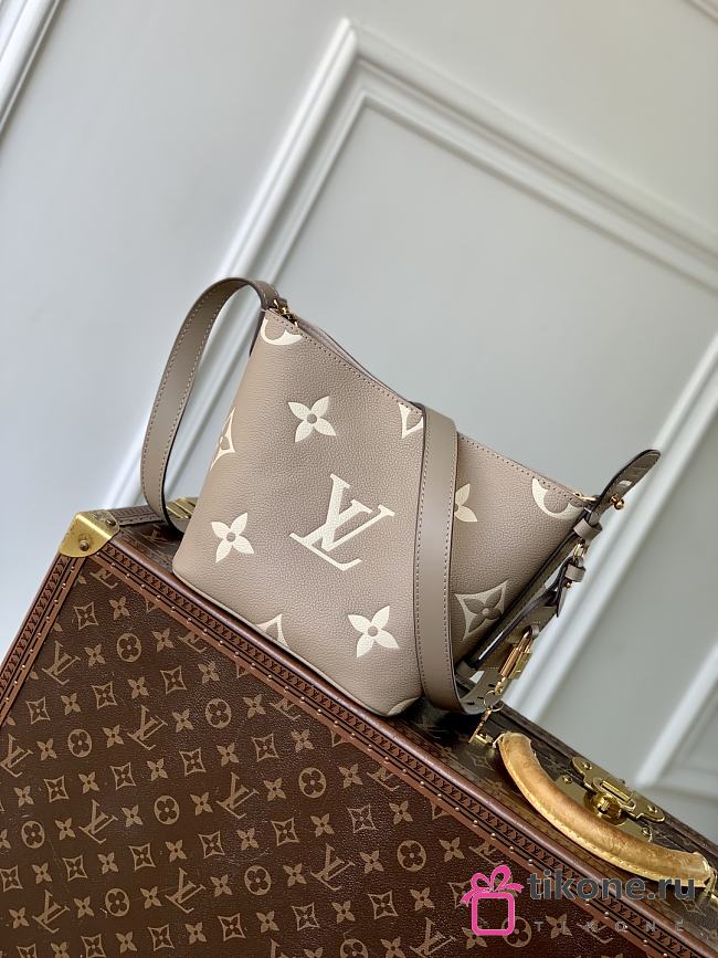 LV All In BB Bicolor Monogram Empreinte Taupe Gray/ Cream White M13045 - 18x16x12cm - 1