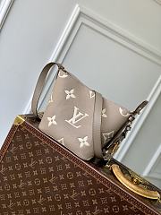 LV All In BB Bicolor Monogram Empreinte Taupe Gray/ Cream White M13045 - 18x16x12cm - 1