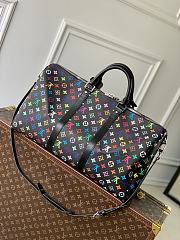 LV x TM Keepall Bandoulière 50 Multicolored M13745 - 50x29x23cm - 4