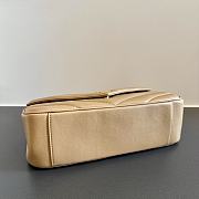 YSL Loulou Medium In Matelasse Lambskin Beige - 29x17x8cm - 5