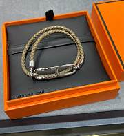 Hermes Roulis Double Tour Bracelet Etoupe - 4