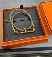 Hermes Roulis Double Tour Bracelet Etoupe - 3