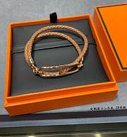 Hermes Roulis Double Tour Bracelet Brown - 3