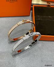 Hermes Kelly Bracelet Small Model with 539 Diamonds - 1