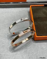 Hermes Kelly Bracelet Small Model with 61 Diamonds - 1