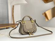 Chloe Marcie Mini Double Carry Bag Light Gray - 21x16x8cm - 2