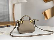 Chloe Marcie Mini Double Carry Bag Light Gray - 21x16x8cm - 3