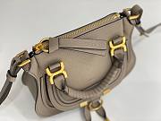 Chloe Marcie Mini Double Carry Bag Light Gray - 21x16x8cm - 4