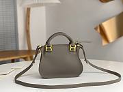 Chloe Marcie Mini Double Carry Bag Dark Gray - 21x16x8cm - 3