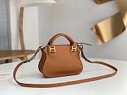 Chloe Marcie Mini Double Carry Bag Brown - 21x16x8cm - 2