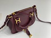 Chloe Marcie Mini Double Carry Bag Burgundy - 21x16x8cm - 5