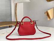 Chloe Marcie Mini Double Carry Bag Red - 21x16x8cm - 4