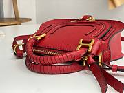 Chloe Marcie Mini Double Carry Bag Red - 21x16x8cm - 6