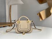 Chloe Marcie Mini Double Carry Bag Beige - 21x16x8cm - 1