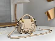 Chloe Marcie Mini Double Carry Bag Beige - 21x16x8cm - 5