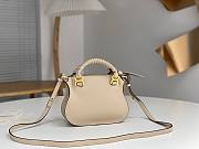 Chloe Marcie Mini Double Carry Bag Beige - 21x16x8cm - 4