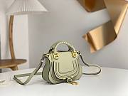 Chloe Marcie Mini Double Carry Bag Green - 21x16x8cm - 2