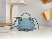 Chloe Marcie Mini Double Carry Bag Blue - 21x16x8cm - 1