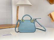 Chloe Marcie Mini Double Carry Bag Blue - 21x16x8cm - 2