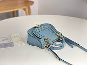 Chloe Marcie Mini Double Carry Bag Blue - 21x16x8cm - 3