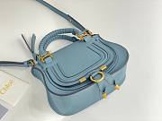 Chloe Marcie Mini Double Carry Bag Blue - 21x16x8cm - 6