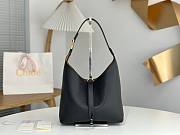 Chloe Small Marcie Hobo Bag In Grained Leather Black - 29x21.5x9.5cm - 1