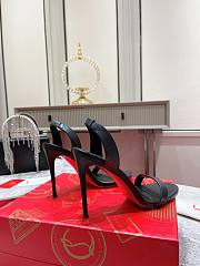 Christian Louboutin O Marilyn Sandals 100 Black - 5