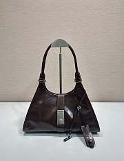 Prada Medium Leather Tote bag Dark Brown - 32x21x15cm - 1