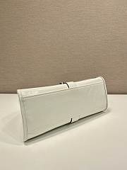 Prada Medium Leather Tote Bag White - 32x21x15cm - 2