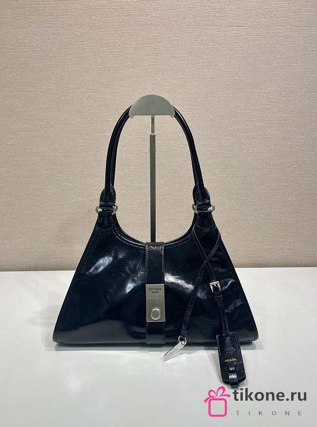 Prada Medium Leather Tote bag Black - 32x21x15cm - 1