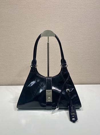 Prada Medium Leather Tote bag Black - 32x21x15cm