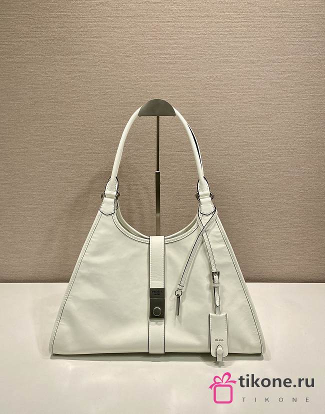 Prada Large Leather Tote bag White - 39x24.5x14cm - 1