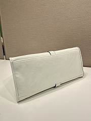 Prada Large Leather Tote bag White - 39x24.5x14cm - 5