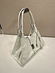 Prada Large Leather Tote bag White - 39x24.5x14cm - 4