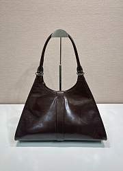 Prada Large Leather Tote bag Dark Brown - 39x24.5x14cm - 3