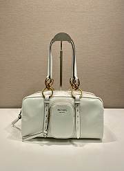 Prada Medium Leather Tote White - 30x14x13.5cm - 1