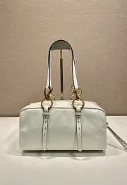 Prada Medium Leather Tote White - 30x14x13.5cm - 4