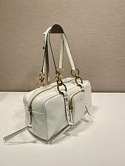 Prada Medium Leather Tote White - 30x14x13.5cm - 2