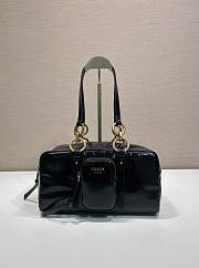 Prada Medium Leather Tote Black - 30x14x13.5cm - 1