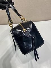 Prada Medium Leather Tote Black - 30x14x13.5cm - 4