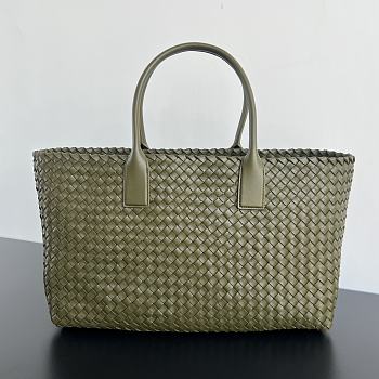 Bottega Veneta Large Cabat Olive Oil - 45x33x20cm