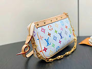 LV x TM Pochette Accessoires Multicolore Blanc M13404 - 22x13x4cm - 5