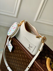 LV x TM Marellini Epi Leather White M13100 - 19x13.5x6.5cm - 6