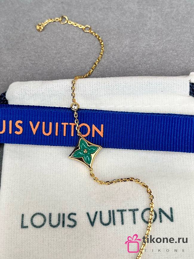 LV Color Blossom BB Star Bracelet Pink Gold Malachite And Diamond Q05504 - 1