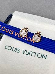 LV Color Blossom Sun Ear Stud Pink Gold And White Mother-of-Pearl Q96425 - 1