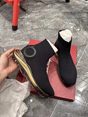 Ferragamo Gardena Sock Sneakers Black - 3