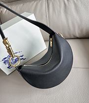 Burberry Knight Arc Bag Black - 28.5x15x22cm - 5