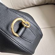 Burberry Knight Arc Bag Black - 28.5x15x22cm - 2